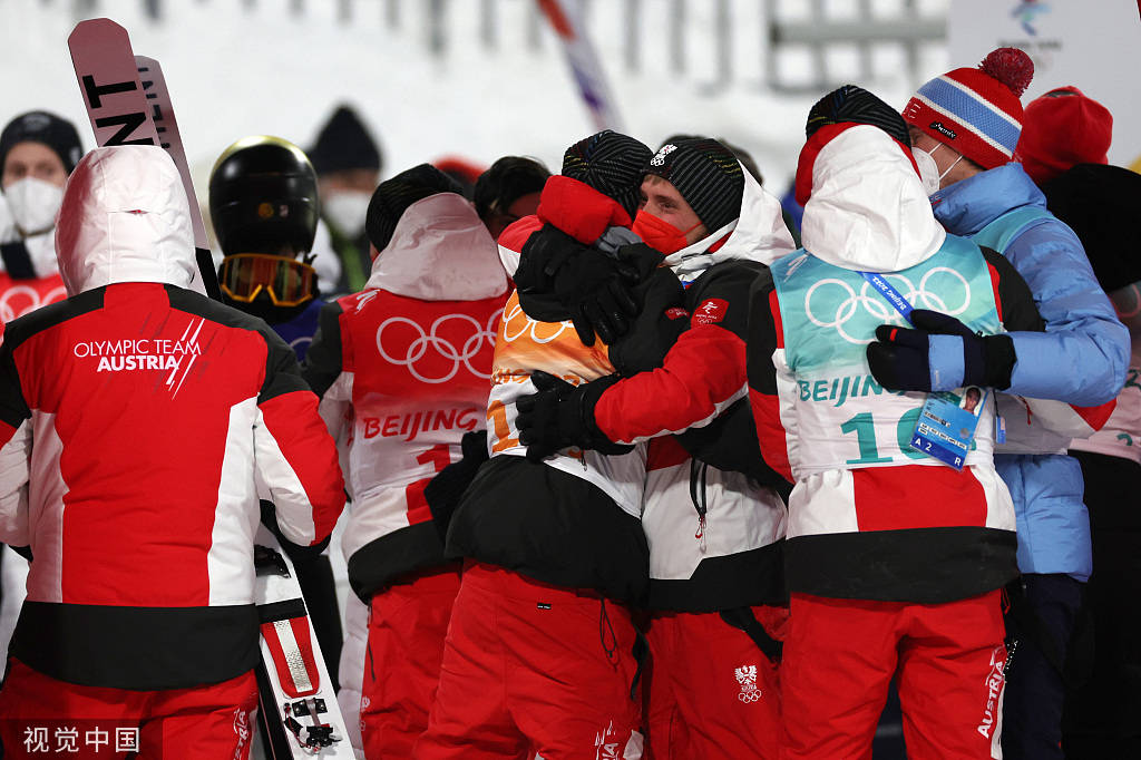 奥地利队在比赛中发挥出色，赢得比赛